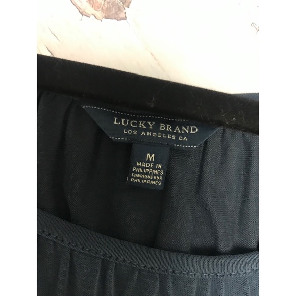 Lucky Brand | Teal Bell Sleeve Shirt - Picture 5 of 5